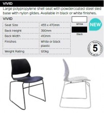 Vivid Chair Range And Specifications